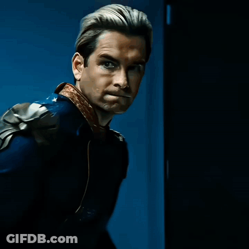 Cartoon Character Holding Blue Lightsaber Saying Your Vision Is Flawed GIF