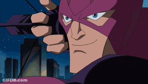 Cartoon Character Holding Bow And Arrow GIF