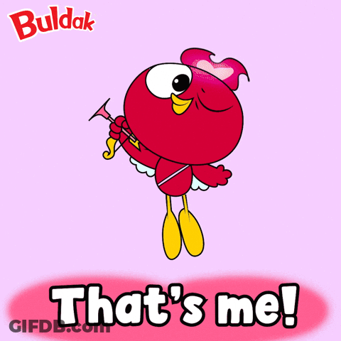 Cartoon Character Holding Bow And Arrow Saying That's Me GIF