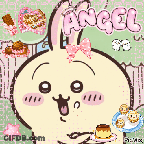 Cartoon Character Holding Candy Cane GIF