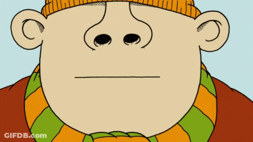 Cartoon Character Holding Chapstick In Mouth GIF