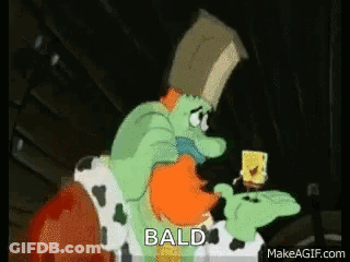 Cartoon Character Holding Cheese Bald GIF