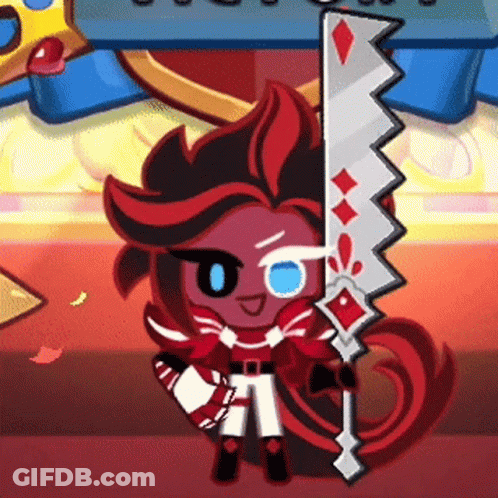 Cartoon Character Holding Diamond Saw GIF