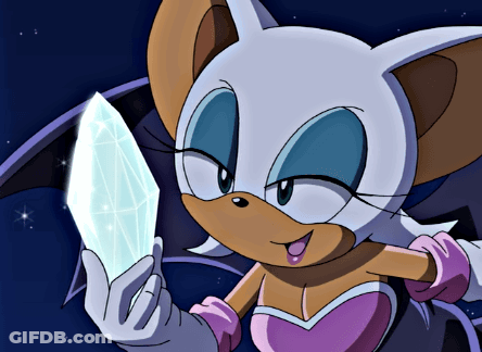 Cartoon Character Holding Diamond GIF
