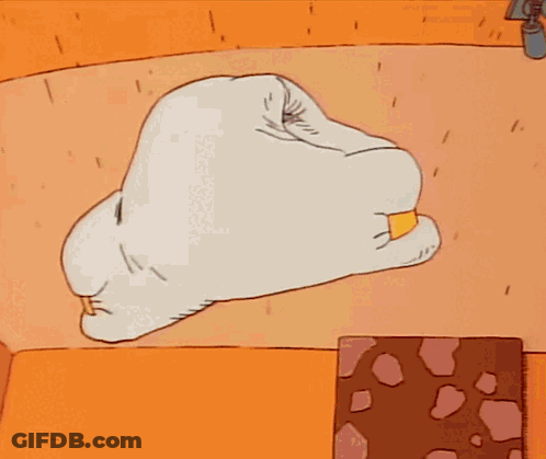 Cartoon Character Holding Fist GIF