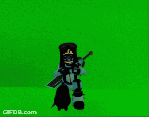 Cartoon Character Holding Gun GIF