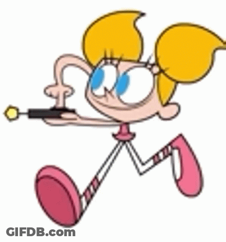 Cartoon Character Holding Gun GIF