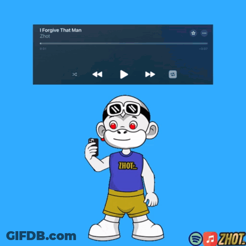 Cartoon Character Holding Lighter Before Screen Saying I Forgive That Man GIF