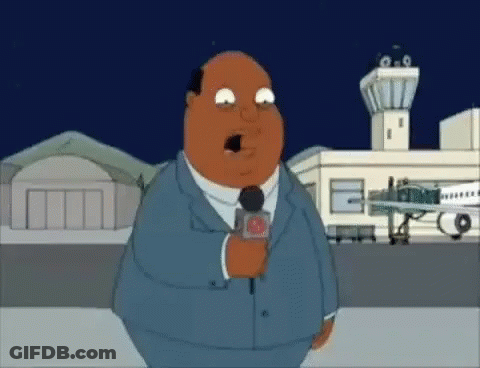 Cartoon Character Holding Microphone GIF