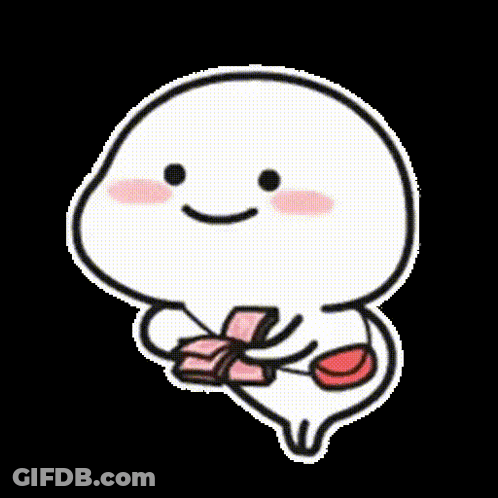 Cartoon Character Holding Money And Purse GIF