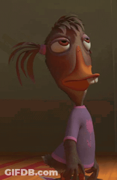 Cartoon Character Holding Paper To Mouth GIF
