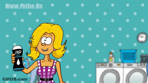 Cartoon Character Holding Payback Sign GIF