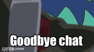 Cartoon Character Holding Phone Saying Goodbye GIF