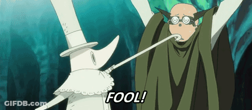 Cartoon Character Holding Rope Around Neck GIF