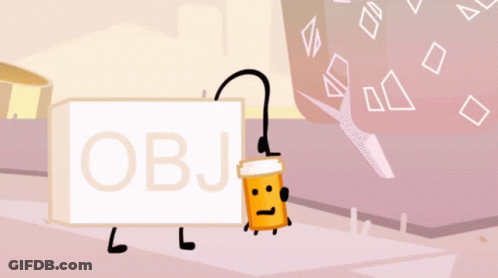 Cartoon Character Holding Sign Saying Object GIF