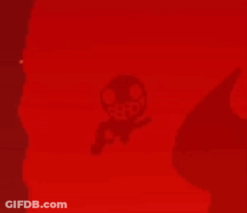 Cartoon Character Holding Skull GIF