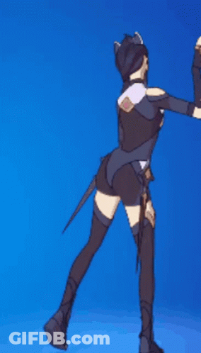 Cartoon Character Holding Sword GIF