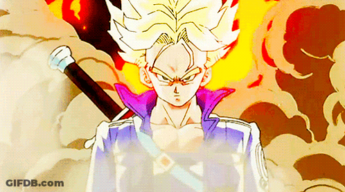 Cartoon Character Holding Sword GIF
