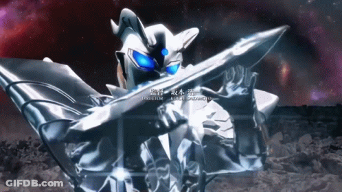 Cartoon Character Holding Sword Saying Director GIF