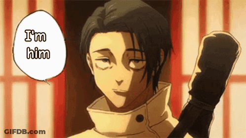 Cartoon Character Holding Sword Says Im GIF