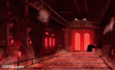 Cartoon Character Holding Sword GIF