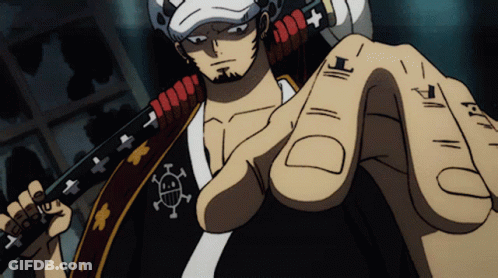 Cartoon Character Holding Sword With L GIF