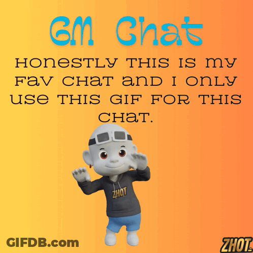 Cartoon Character Honestly This Is My Fav Chat And I Only Use This Gif For This Chat GIF