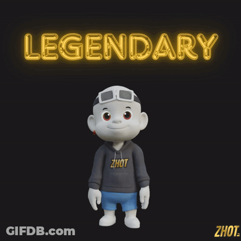 Cartoon Character Hoodie Zhot GIF