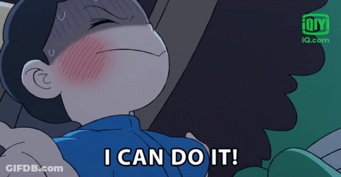 Cartoon Character I Can Do It Ig.com Logo GIF