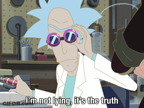 Cartoon Character I'm Not Lying It's The Truth GIF
