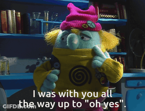 Cartoon Character I Was With You All The Way GIF