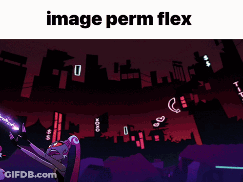 Cartoon Character Image Perm Flex GIF