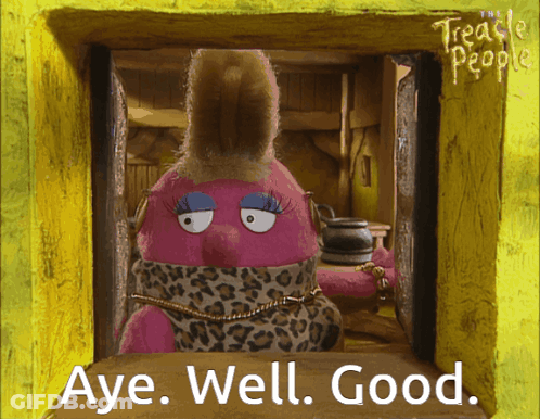 Cartoon Character In Black Face Mask #Fairs GIF