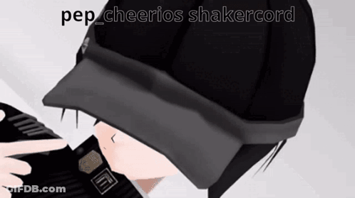 Cartoon Character In Black Hat Saying Pep Cheerios Shakercord GIF