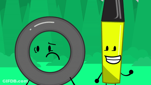 Cartoon Character In Black Premium Sweater GIF