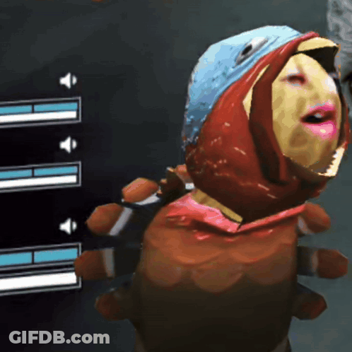 Cartoon Character In Blue Hat And Red Scarf GIF