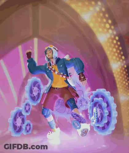 Cartoon Character In Blue Jacket And Hat GIF