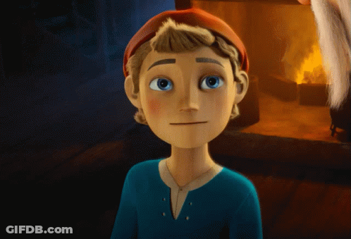 Cartoon Character In Blue Shirt GIF