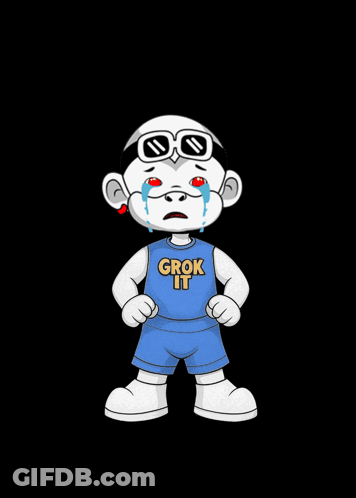 Cartoon Character In Blue Shirt Saying Grok It GIF