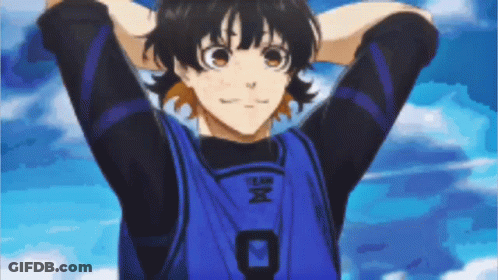 Cartoon Character In Blue Shirt With Number 8 GIF