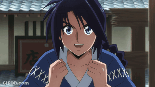 Cartoon Character In Blue Shirt With XXX GIF
