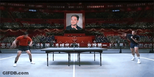 Cartoon Character In Blue Suit With Red X GIF