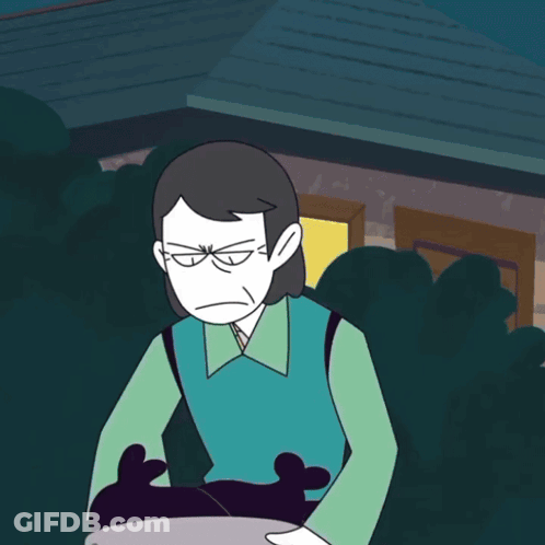 Cartoon Character In Bow Tie And White Hat GIF