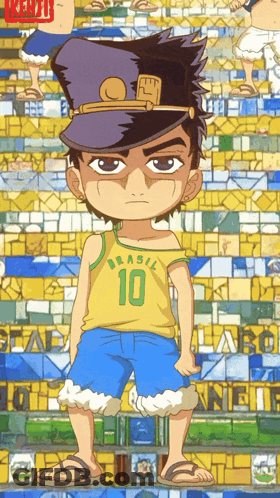 Cartoon Character In Brasil 10 Shirt GIF