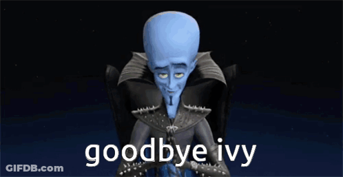 Cartoon Character In Chair Goodbye Ivy GIF