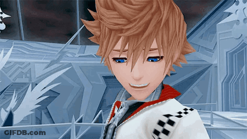 Cartoon Character In Checkered Jacket GIF
