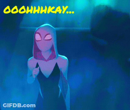 Cartoon Character In Dark Room Saying Ooohhhkay GIF