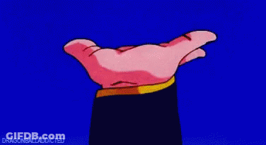 Cartoon Character In Front Of Pink Sphere With Rays GIF