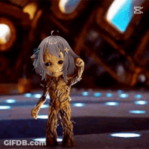 Cartoon Character In Front Of X Sign GIF