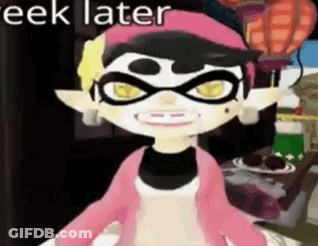 Cartoon Character In Glasses And Pink Hat GIF
